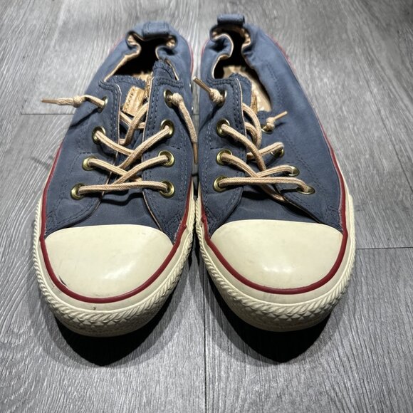 Converse All Star Womens Shoes Size 10  Navy Shoreline Sneakers Slip On - Picture 3 of 9